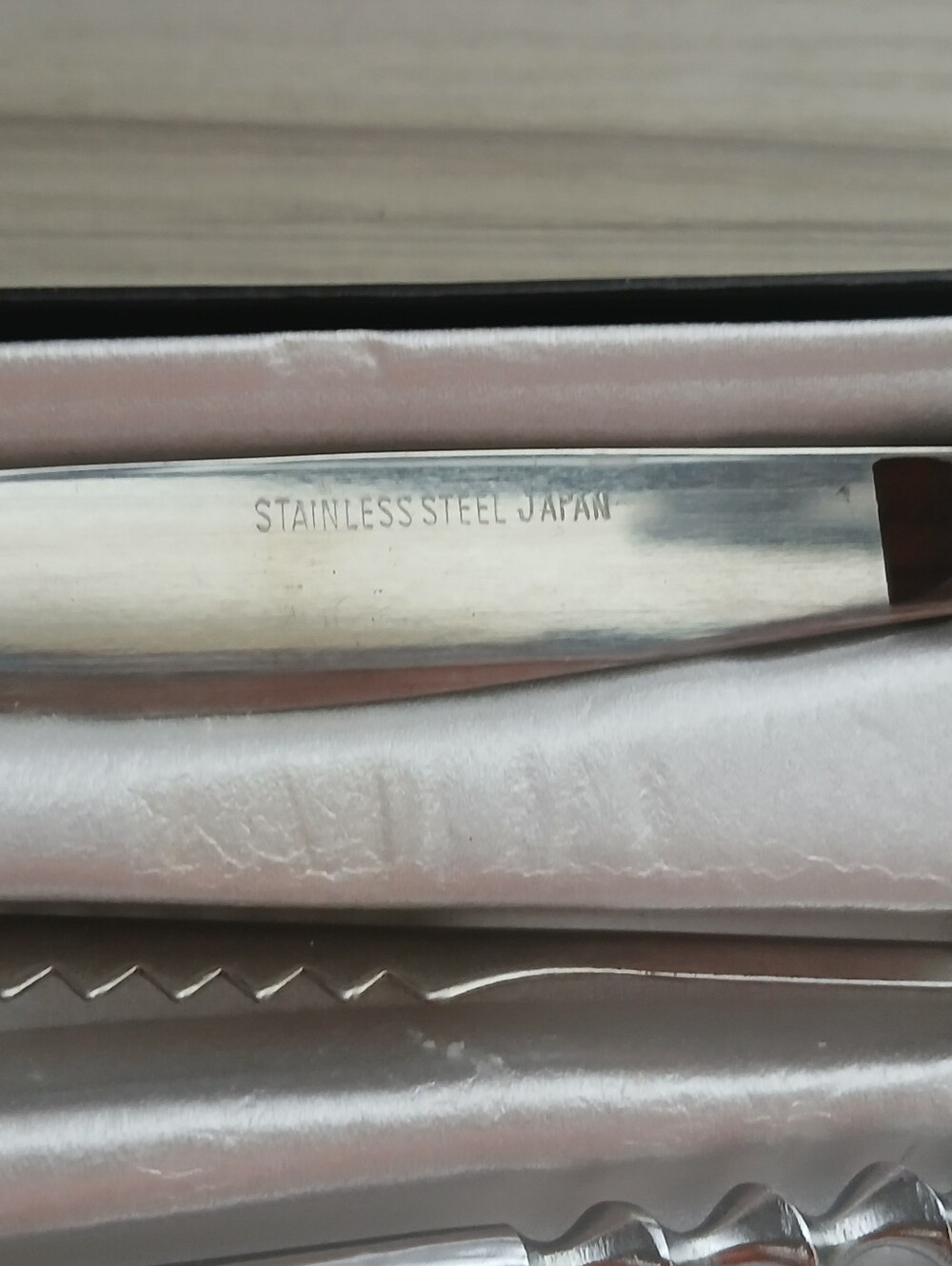 Vtg Mid-Century Modern Stainless Steel Rosewood 5 Piece Bar Set in Box Japan - Picture 7 of 9